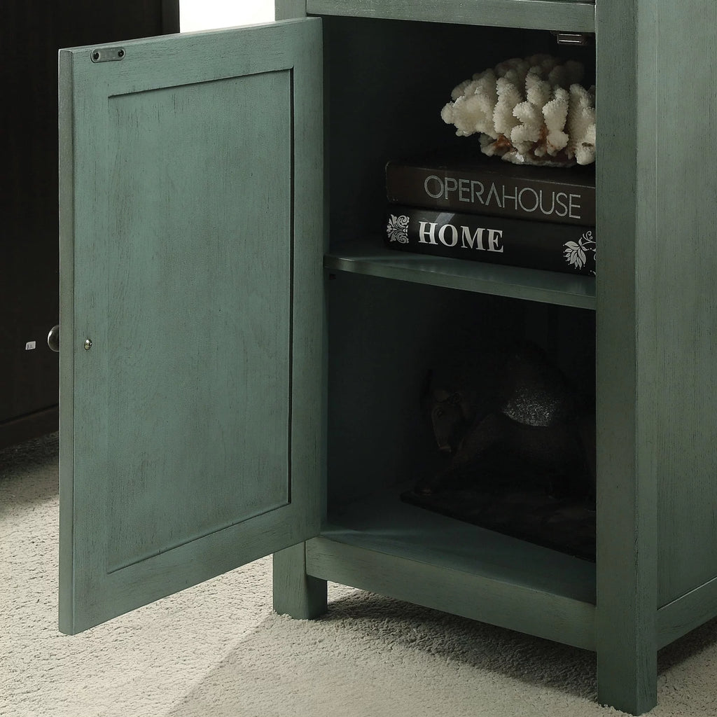 18-inch Solid Wood 1-Drawer Side Table D982686