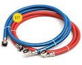 Stainless Steel Braided Washing Machine Water Supply Line Hoses 6 ft 2 pack P778
