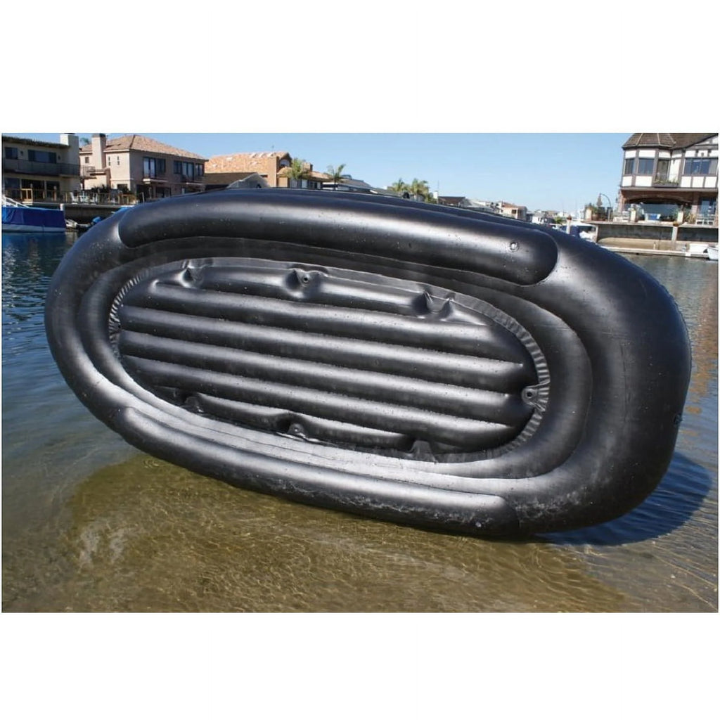 Black and Green 6 Person Inflatable Fishing Boat E5079