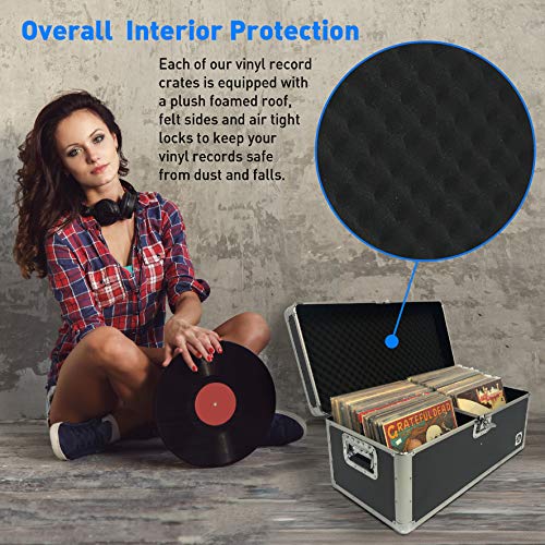 Vinyl Record Album Storage Case G570