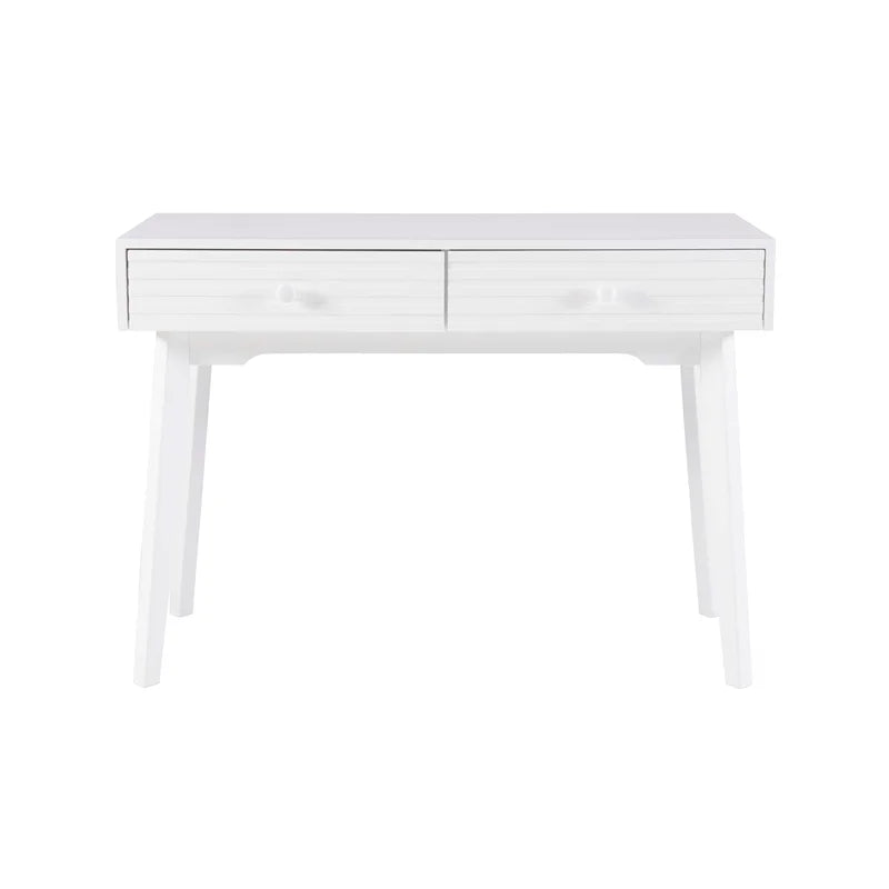 White 2 Drawer Desk or Console A73161
