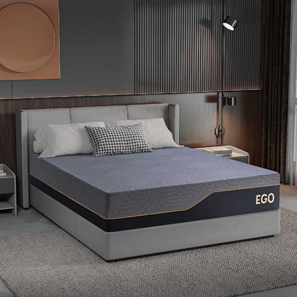 Black 14 inch Queen Memory Foam Mattress V612577