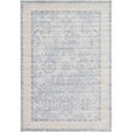 Light Blue Beige 7' 1 x 10' Rectangle Traditional Rug R7570