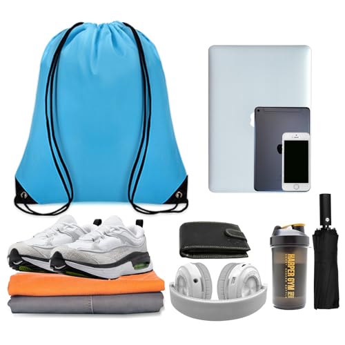 50Pcs Polyester Drawstring Backpack P5616