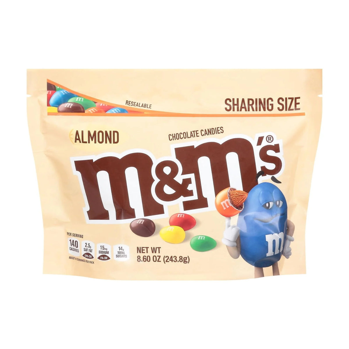 Almond Milk Chocolate Easter Candy 8.6 oz Bag Pack of 16 Z501501