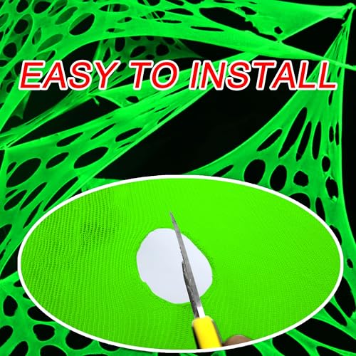 Green 48FT x 4FT Beef Netting Spider Web O64234