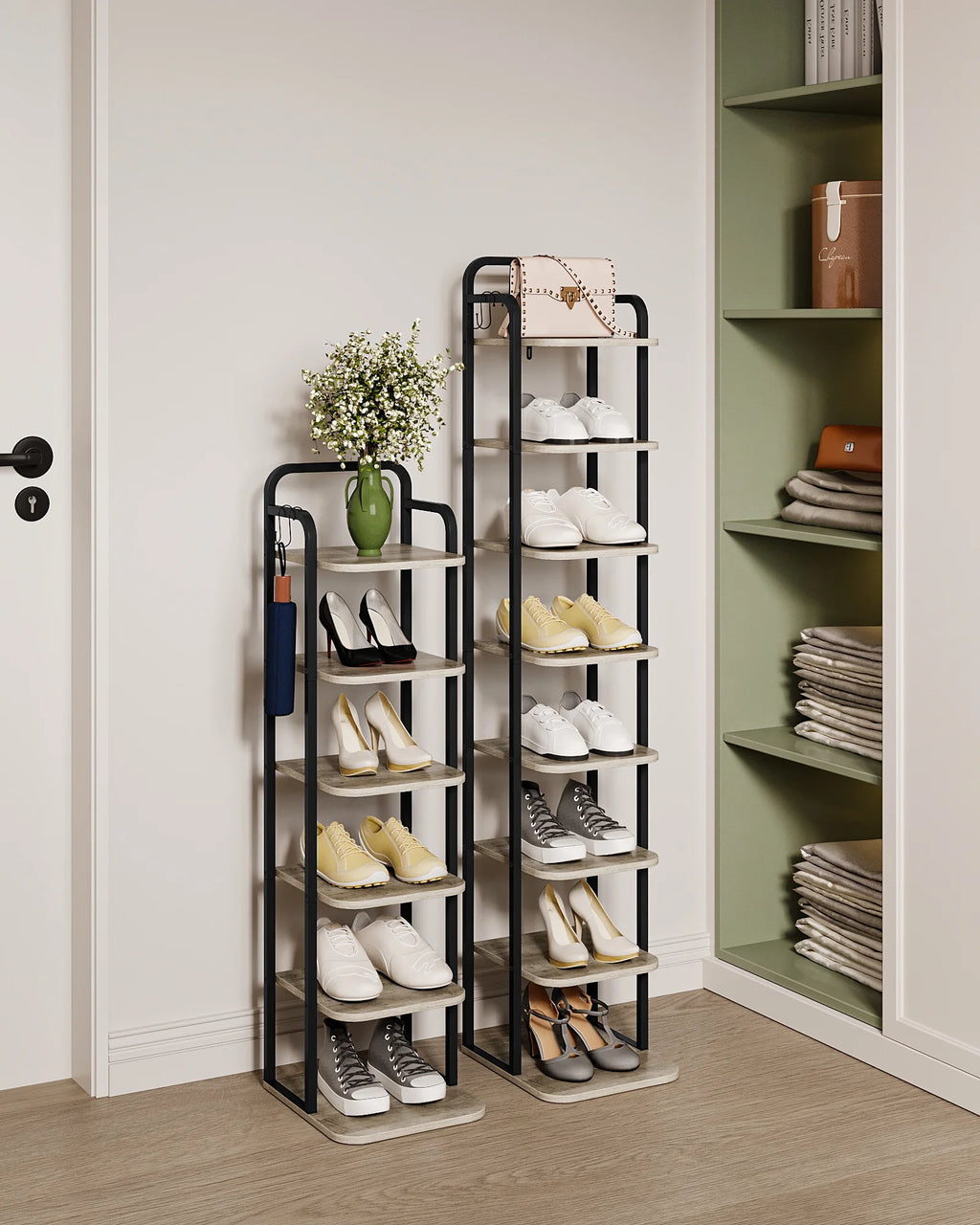 8 Tier Narrow Shoe Rack G90943