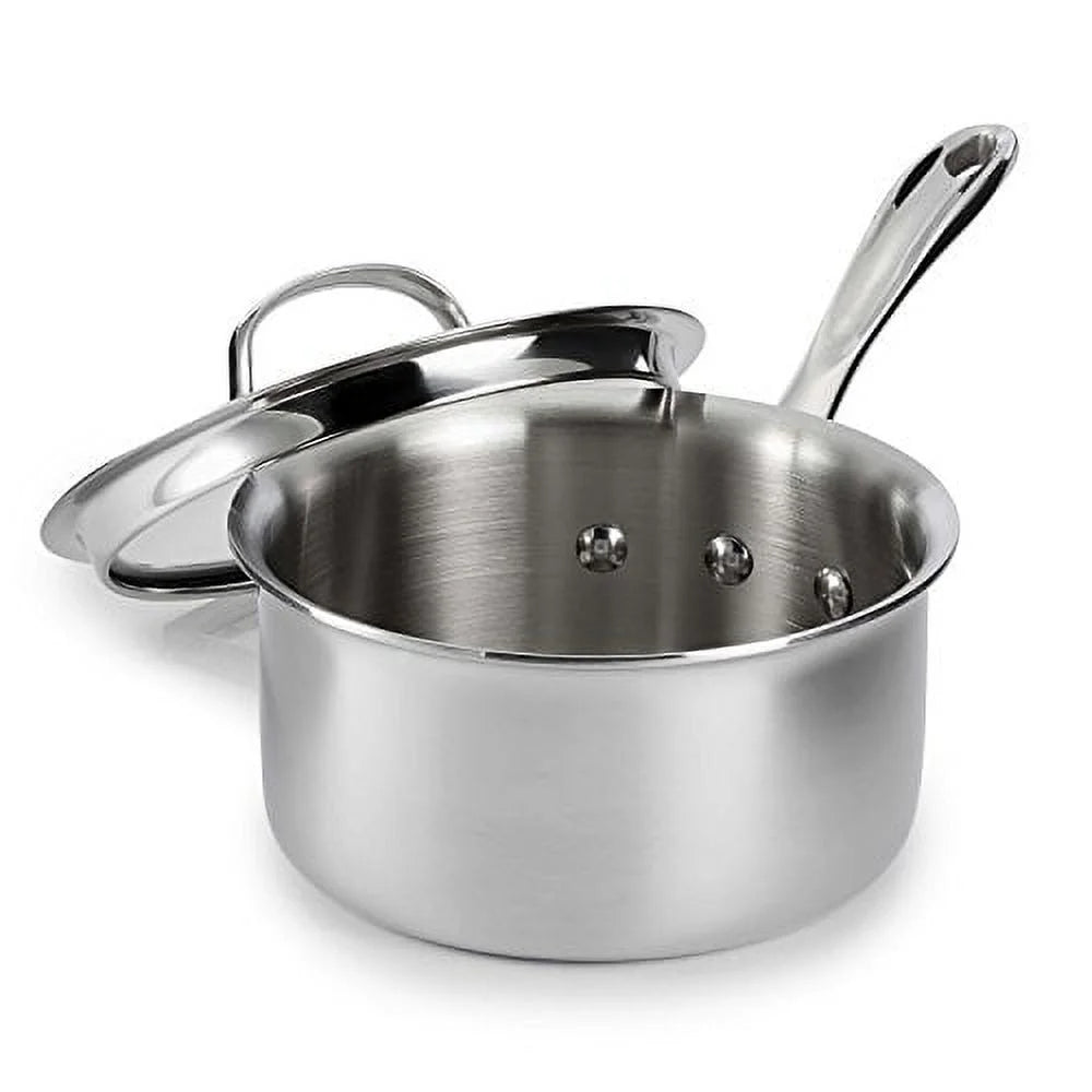 10 Piece Tri-Ply Stainless Steel Cookware Set I146
