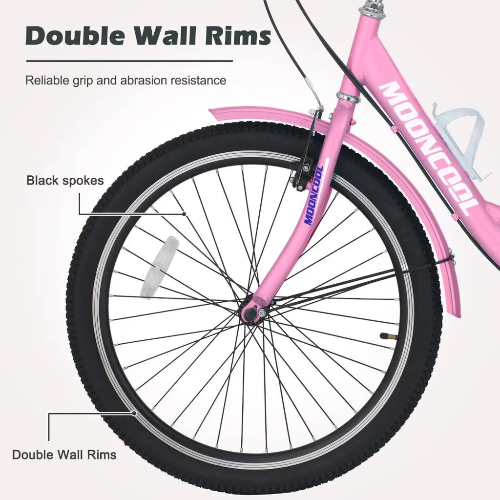 26 7 Speed Adult Tricycle with Large Basket E2848