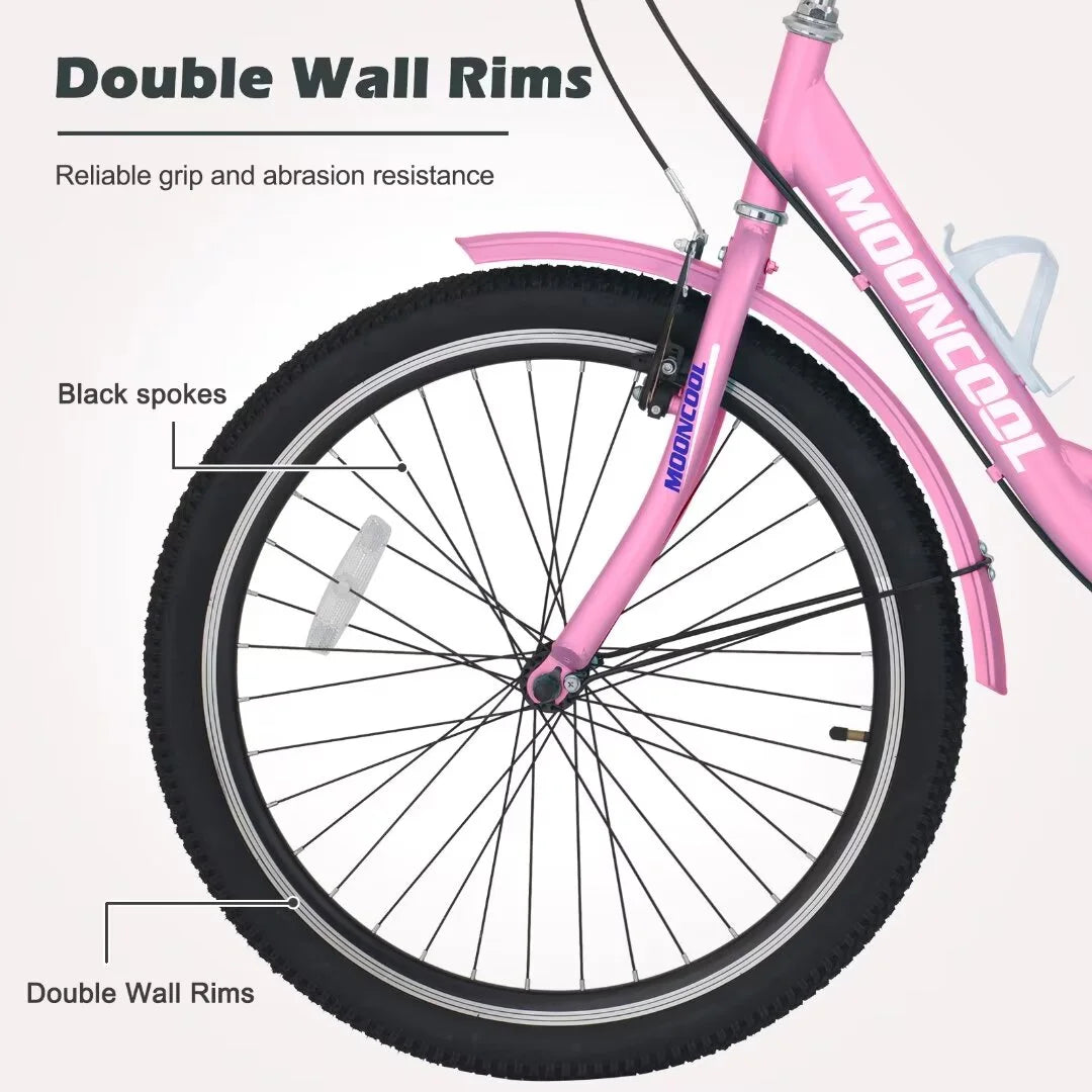26 7 Speed Adult Tricycle with Large Basket E2848