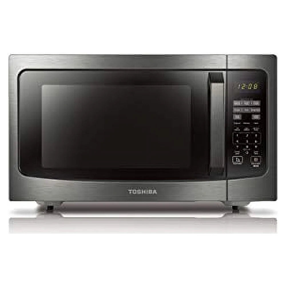 1200 Watts 1.6 cu. ft. Black Stainless Steel Countertop Microwave Oven S8054