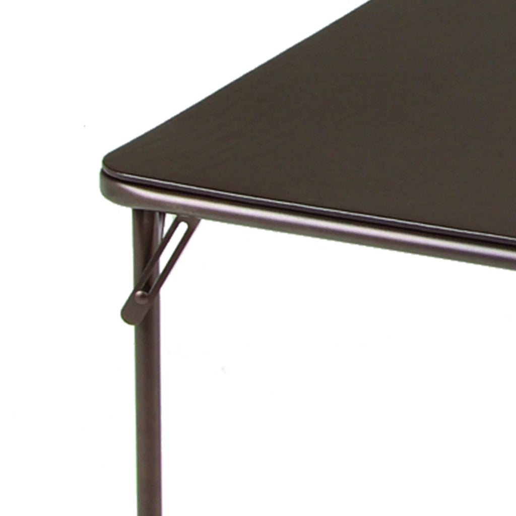 Black Square Metal Folding Dining Card Table S8534