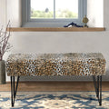 Faux Fur Ottoman Y787504