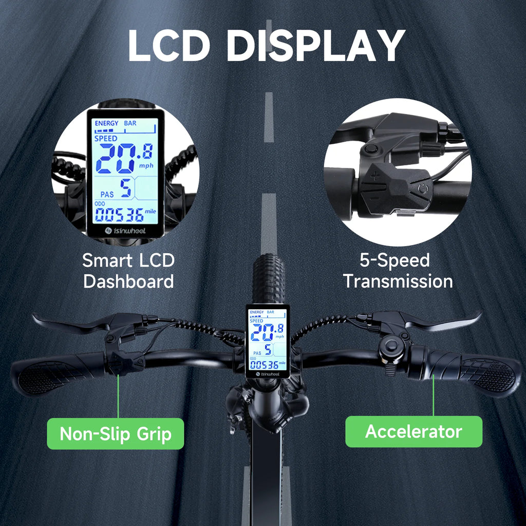 500W 20MPH 48V Removable Battery Folding Electric Bike U8574