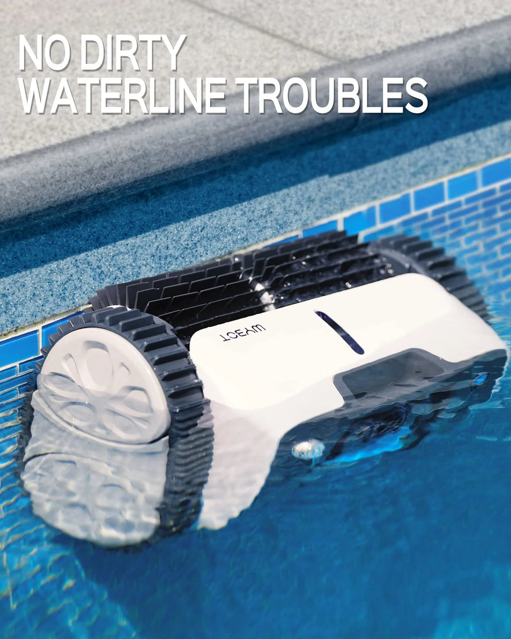 Cordless Robotic Pool Cleaner with Wall Climbing T6243