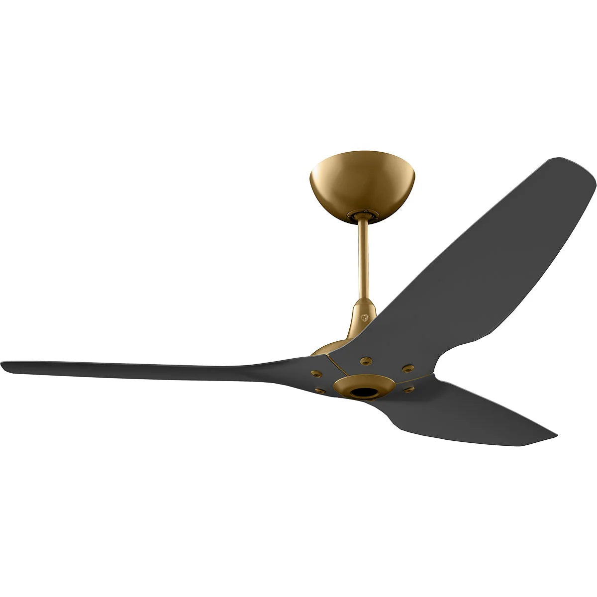 60 Ceiling Fan with Black Blades and Gold Finish F914182