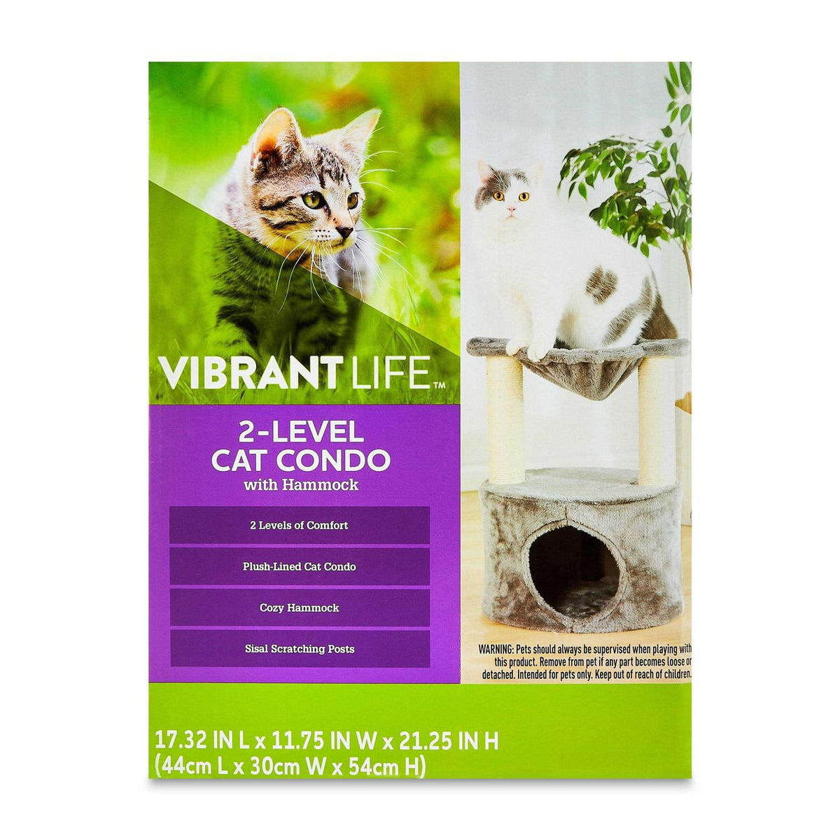 Medium Cat Condo with Hammock Y947