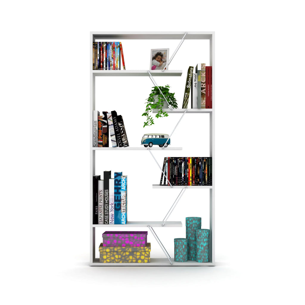 5 Tier Modern Bookshelf D733