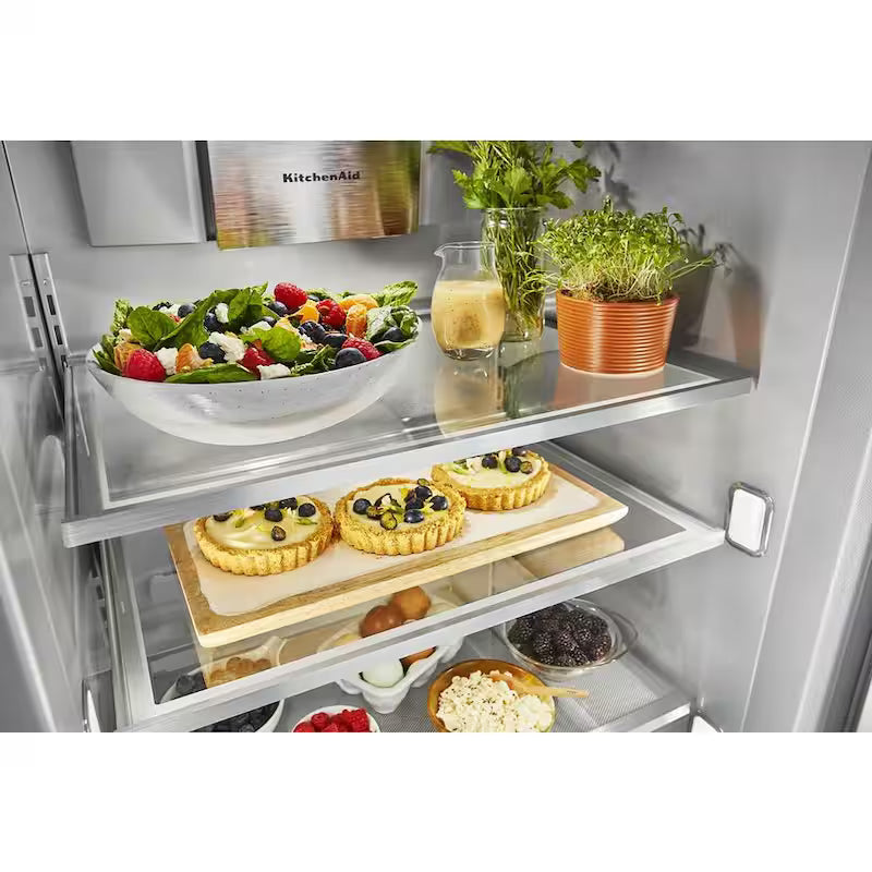Black Stainless Steel Side-by-Side Refrigerator H14596