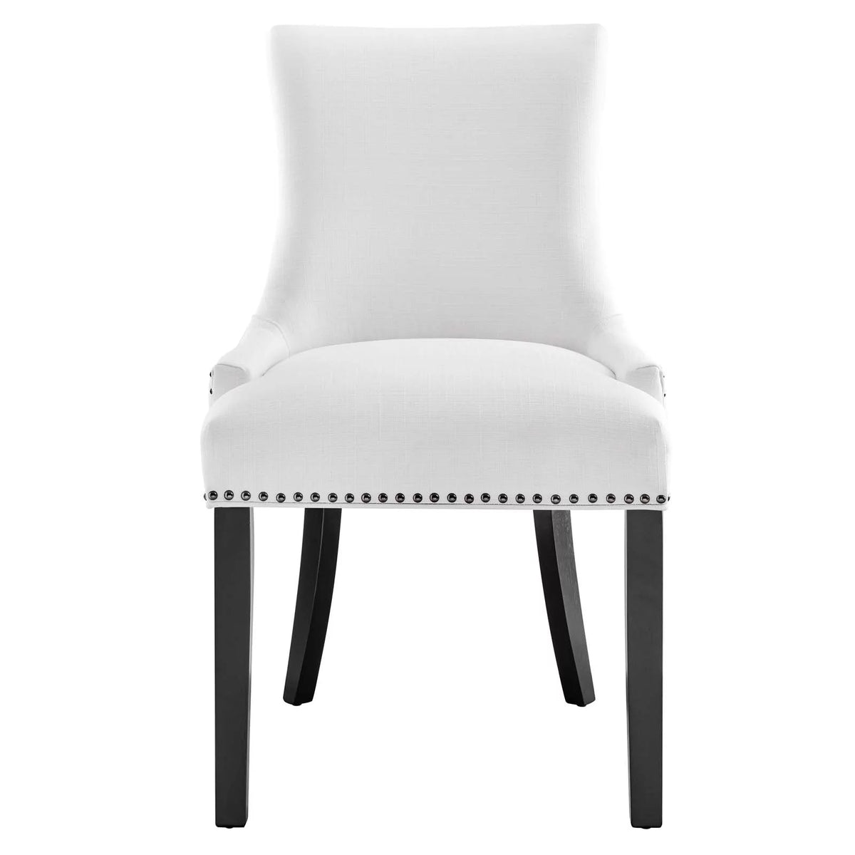 White Fabric Dining Chair Z252955
