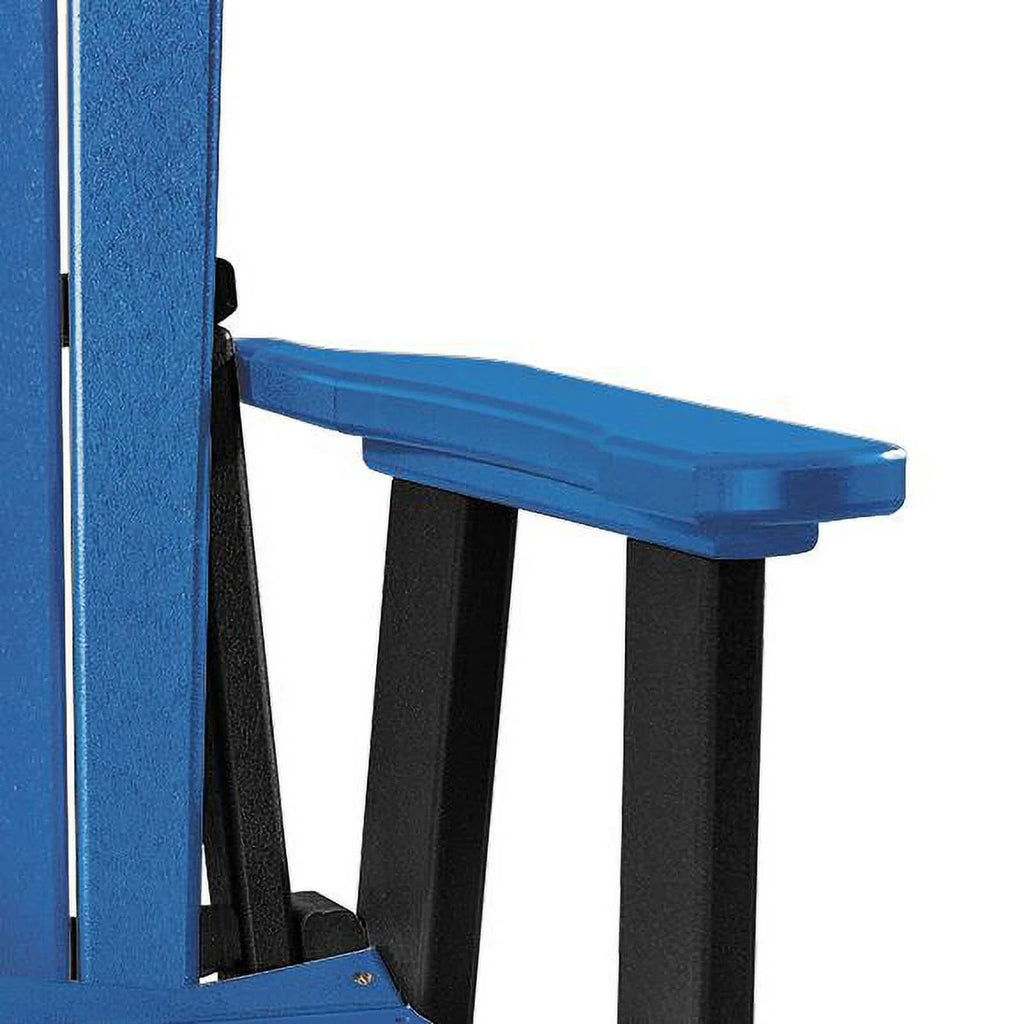 27" Resin Fan Back Glider L101