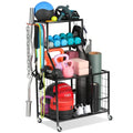 Home Gym Storage Rack with Wheel E1572