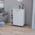 White Bar Cart X97435