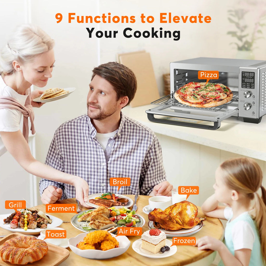 30 Quart Air Fryer Oven with LED Digital Screen S65623