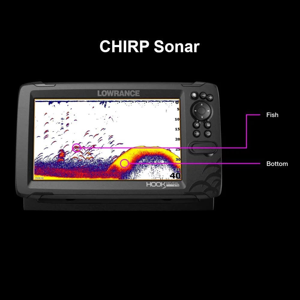 Portable Fish-Finder with CHIRP Y25053