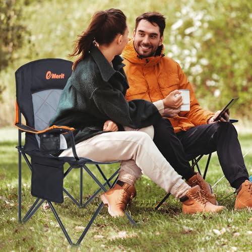 Oversized Padded Camping Chair with Arms M98201