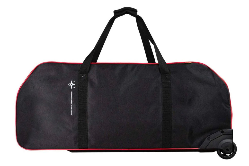 Black/White Rolling Baseball Catchers Equipment Duffle Bag U280