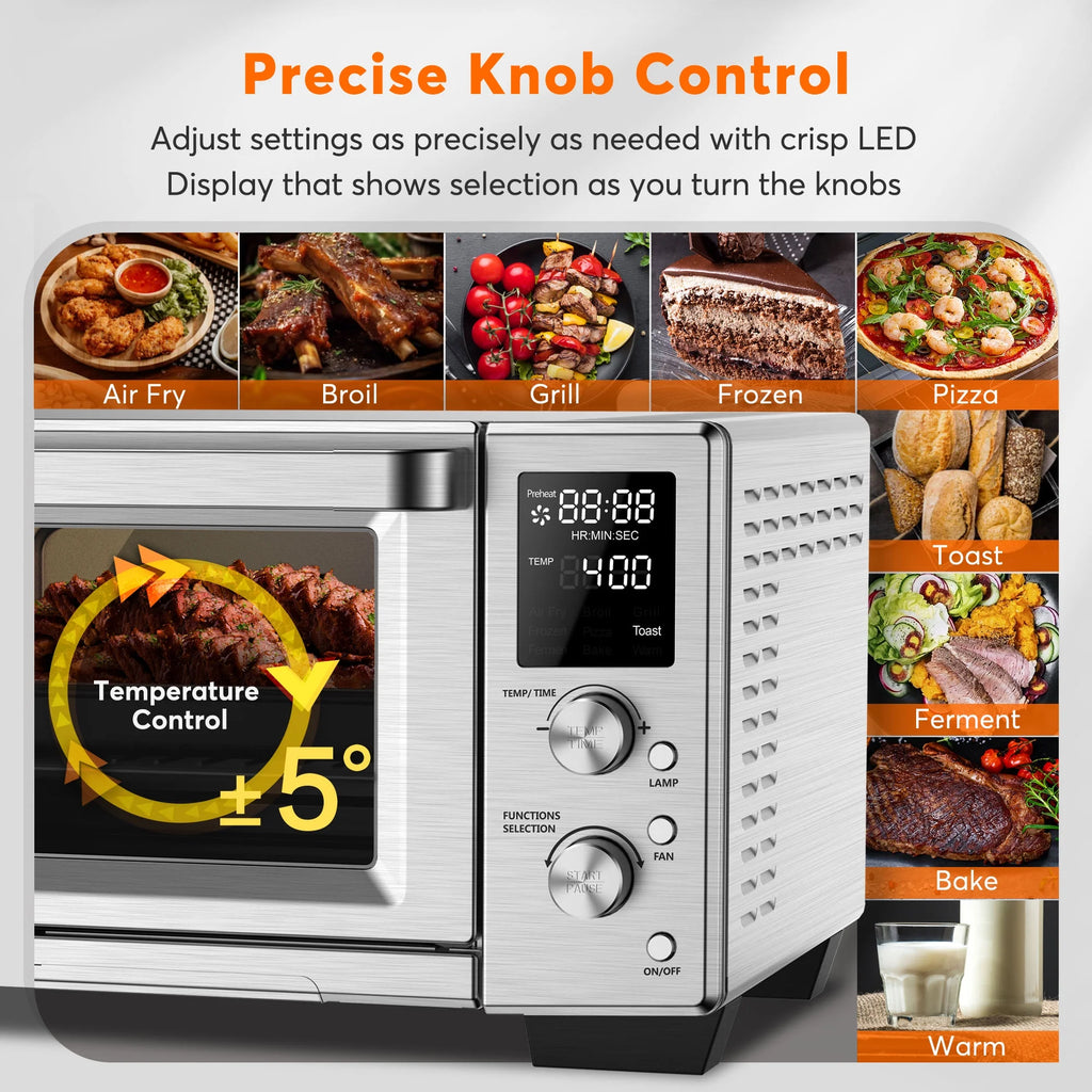 30 Quart Air Fryer Oven with LED Digital Screen S65623