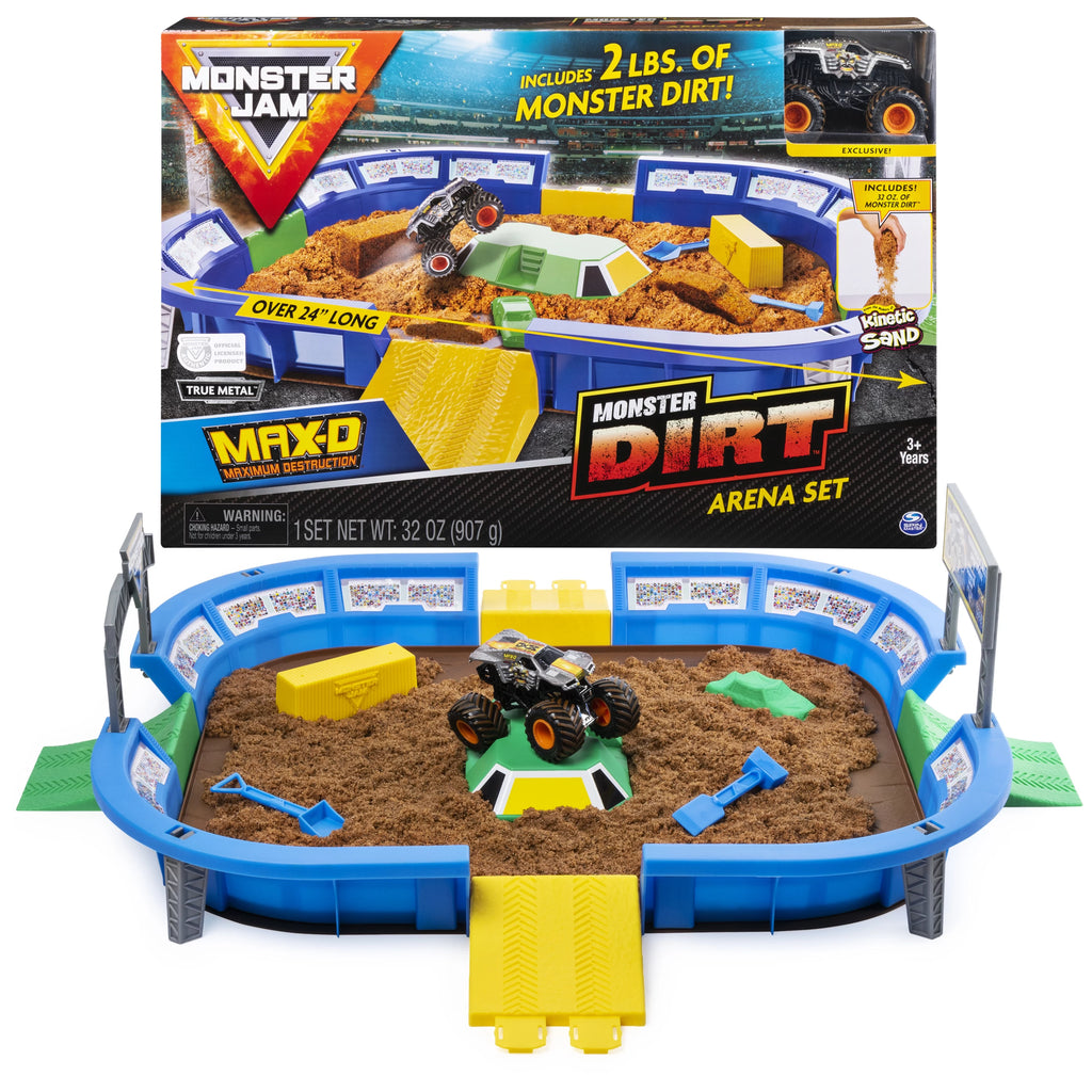 24-Inch Playset with 2lbs of Monster Dirt and 1:64 Scale Die-Cast Truck D46669