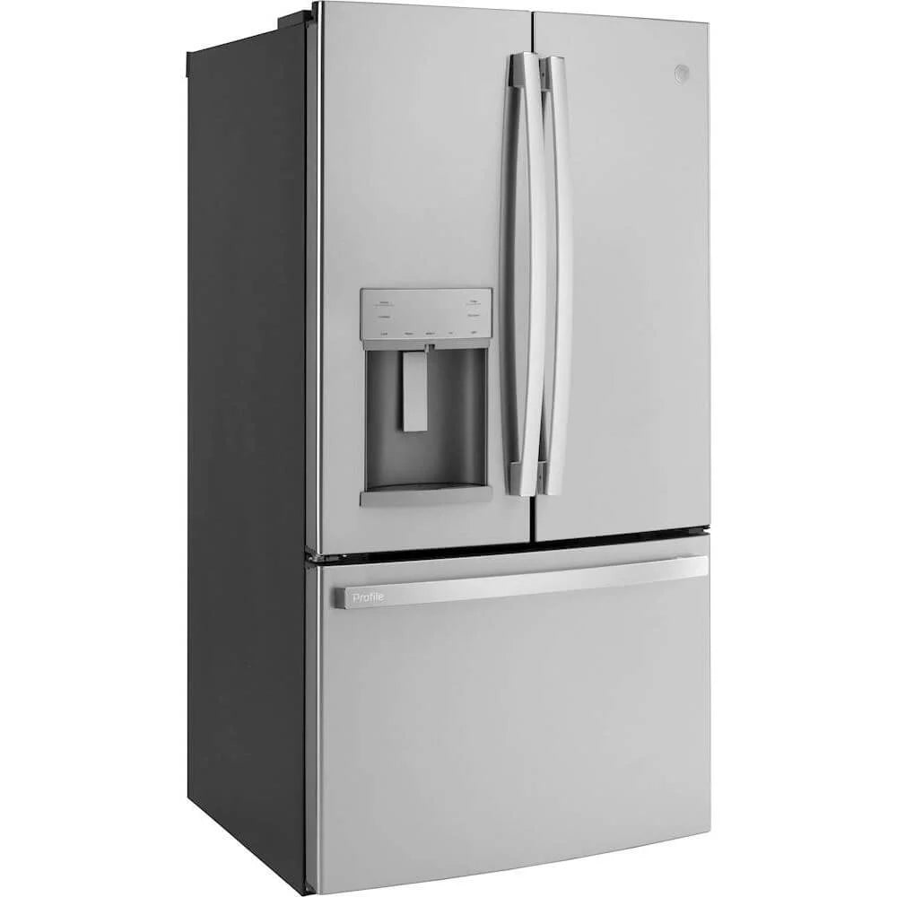 French Door Freestanding Refrigerator Black Stainless Steel H391