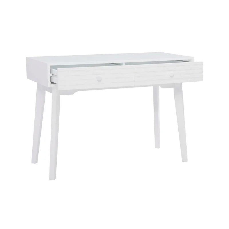White 2 Drawer Desk or Console A73161