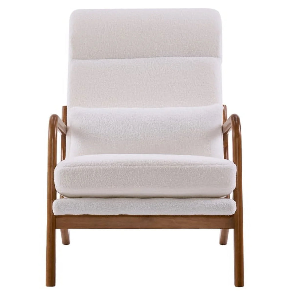Mid-Century Modern Accent Chair with Lumbar Pillow I2280