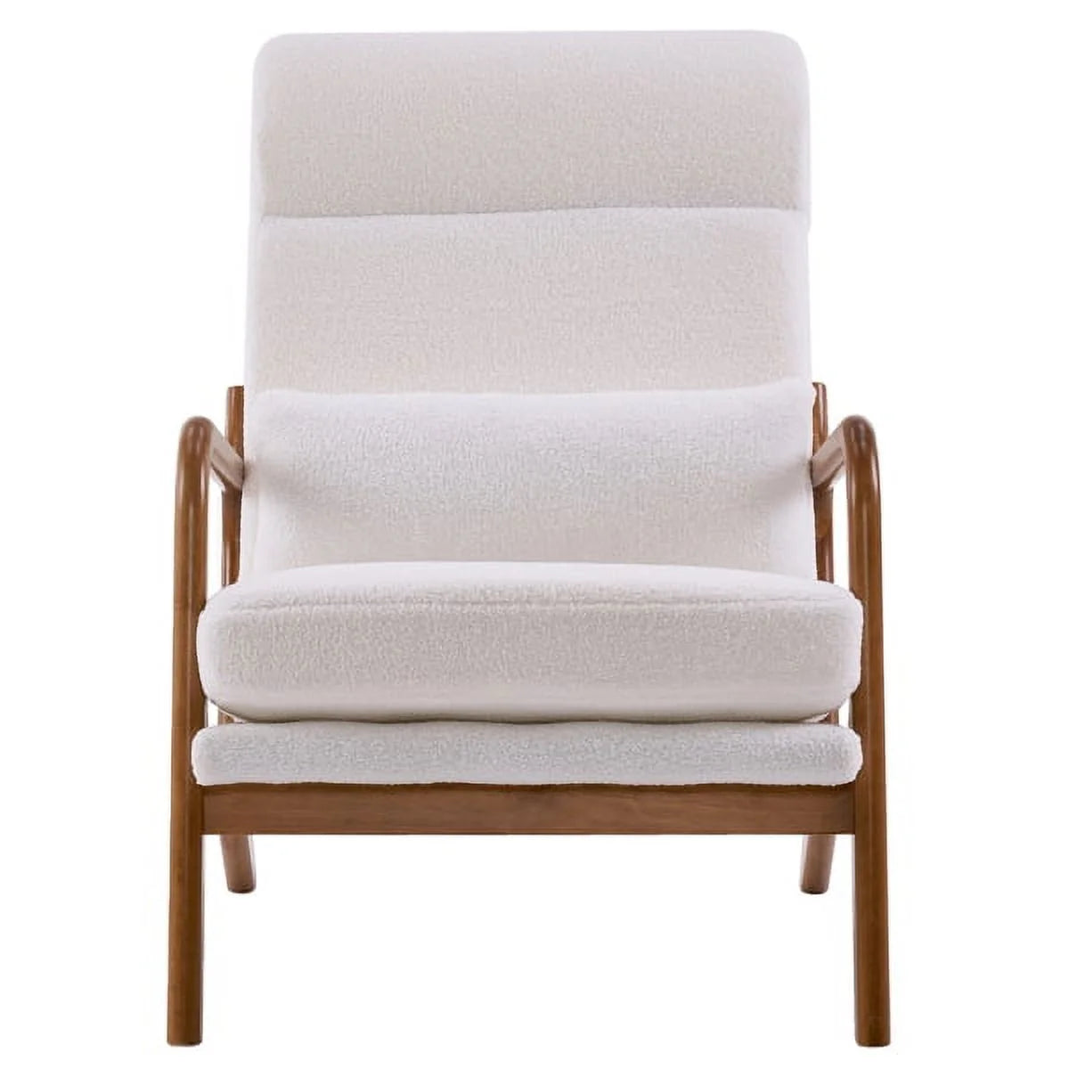 Mid-Century Modern Accent Chair with Lumbar Pillow I2280