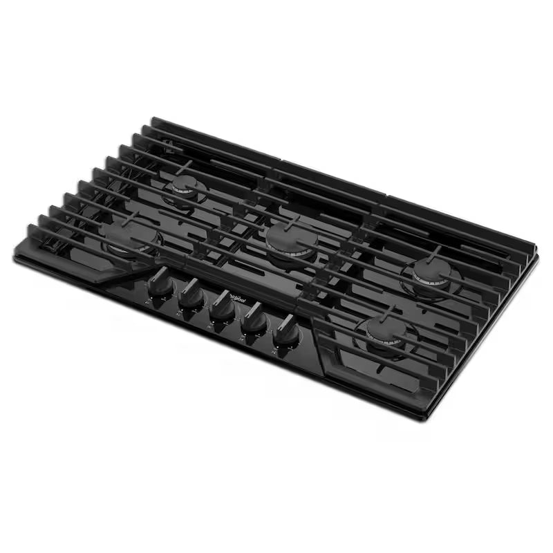 5-Burners Recessed Gas Cooktop in Black C5925
