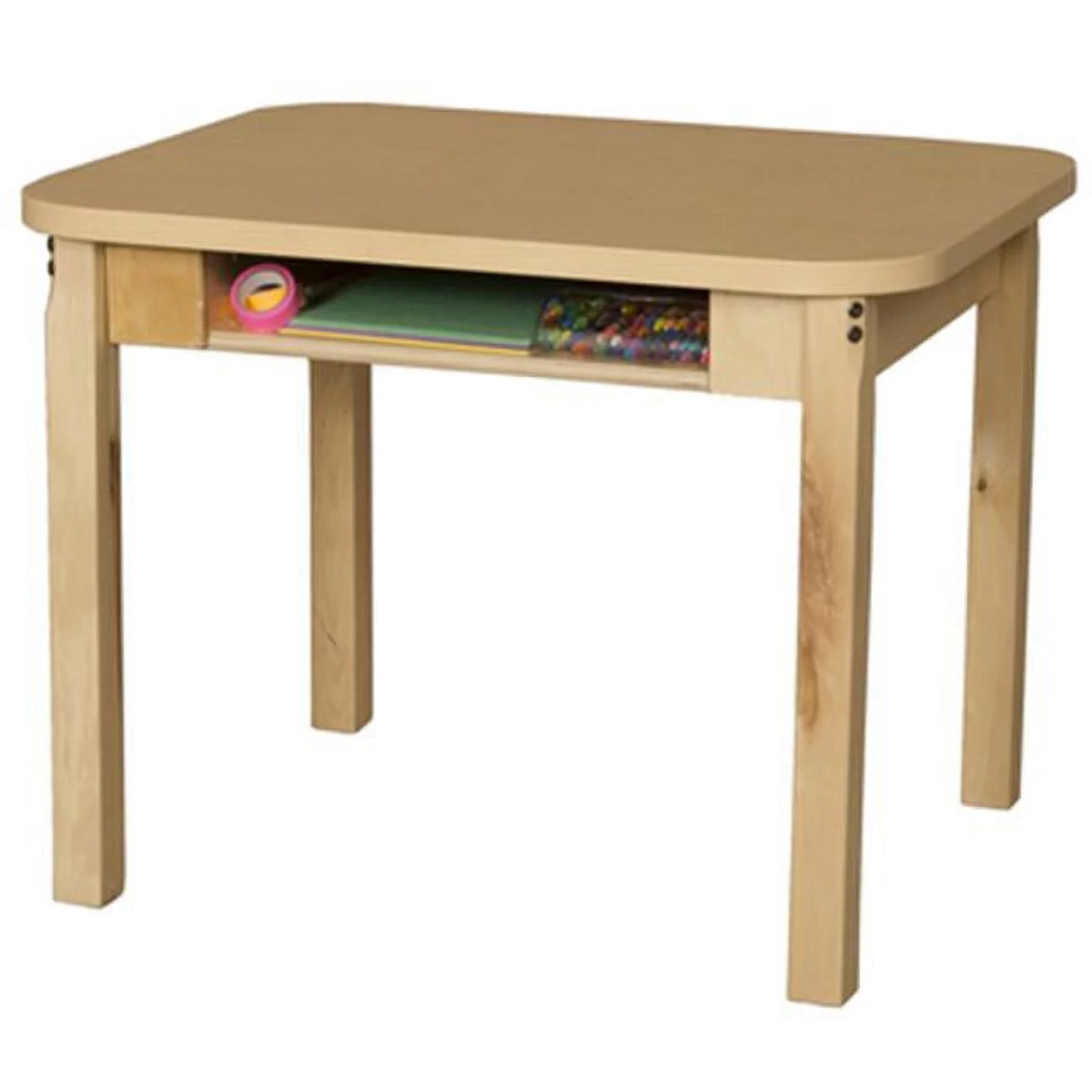 Student Desk with Hardwood Legs A782