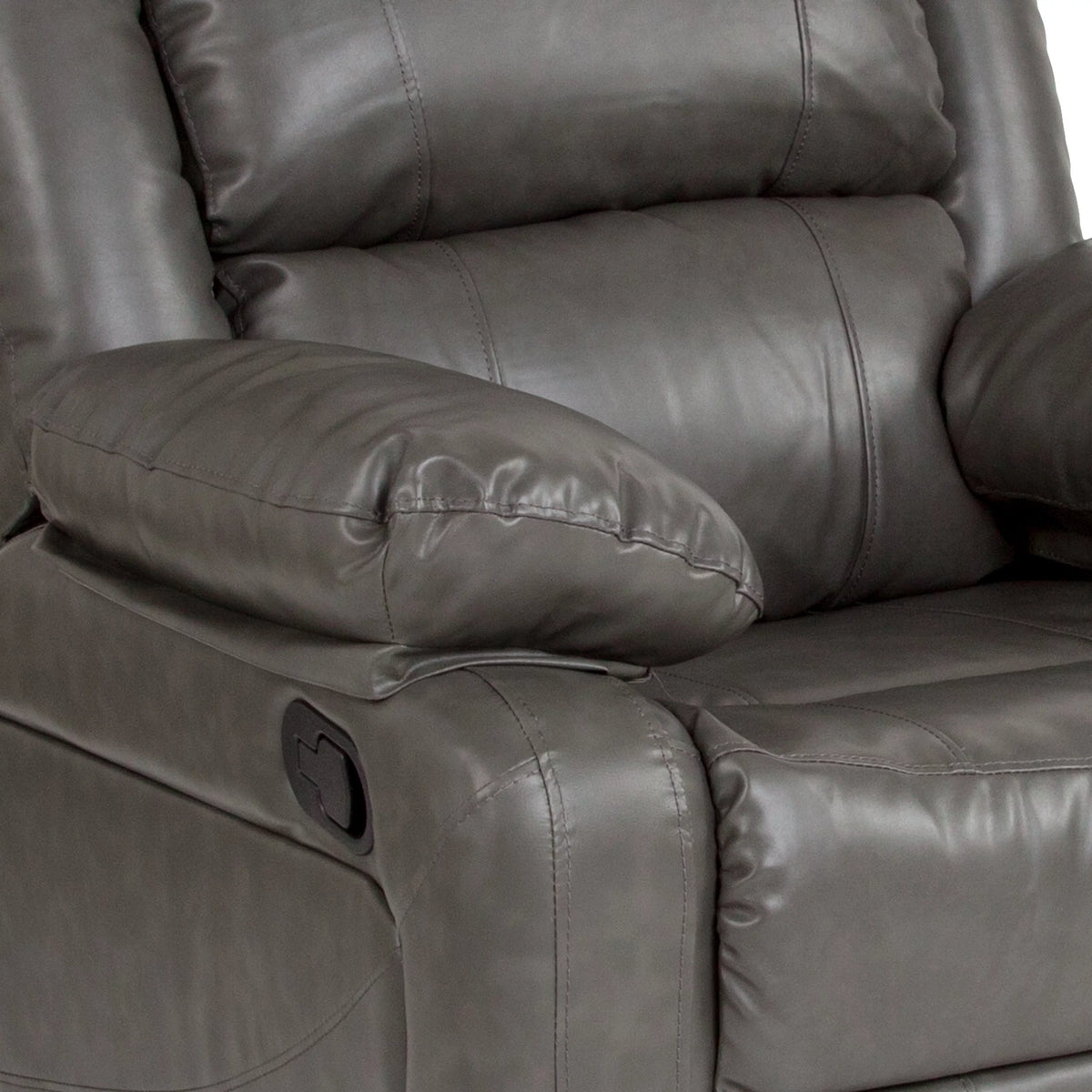 Gray LeatherSoft Recliner J22676