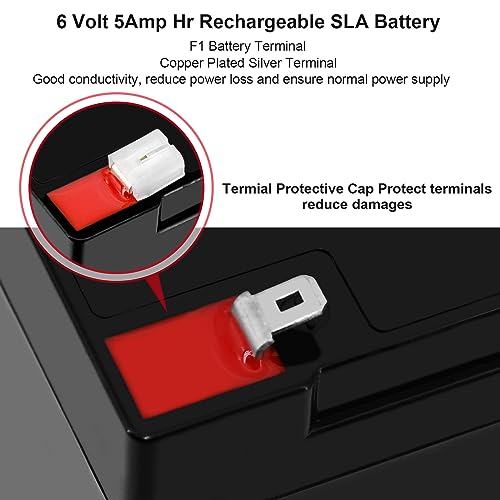 12V 7Ah Rechargeable Sealed Lead Acid Battery (2 Pack) W259398