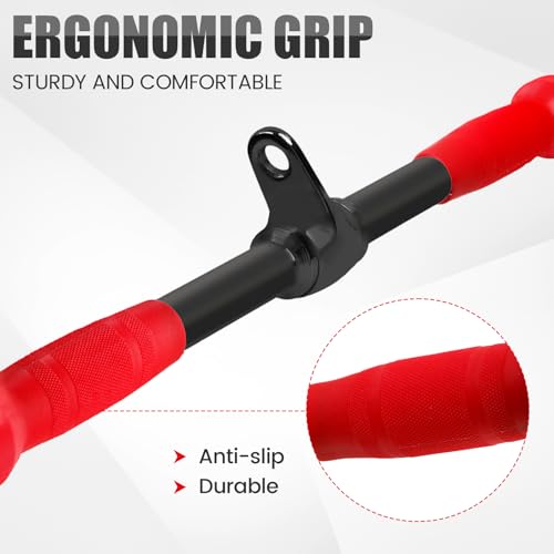V-shaped Bar LAT Pull Down Bar D Handle with PU Grip S7484