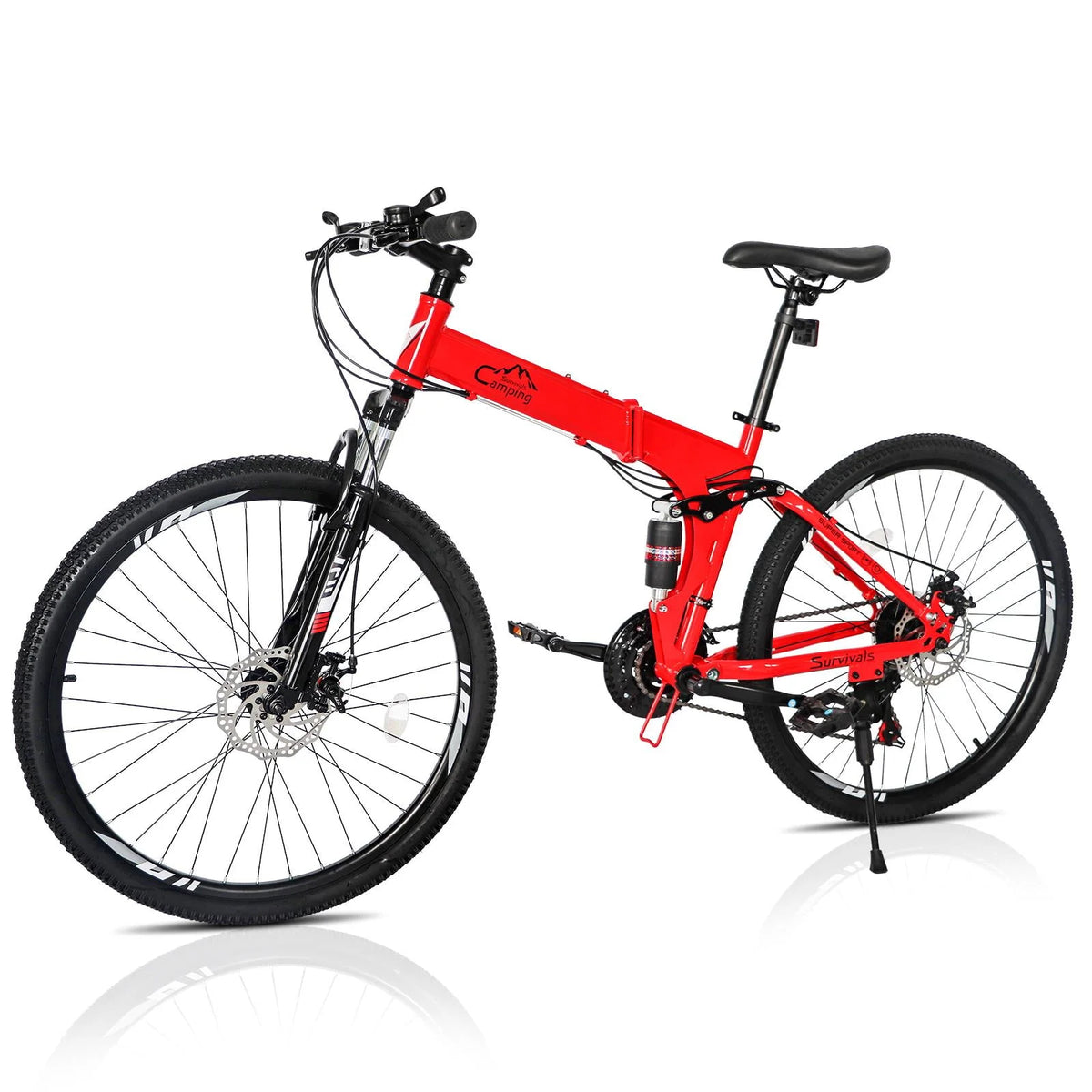 Folding 21 Speed 26 Wheel Steel Frame Mountain Bike M52642
