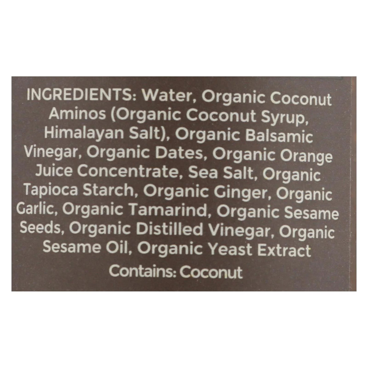 No Soy Teriyaki Sauce And Marinade, 8.5 Oz X9619