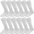 12-Pack Crew Length Diabetic and Circulatory Non Binding Socks Z846