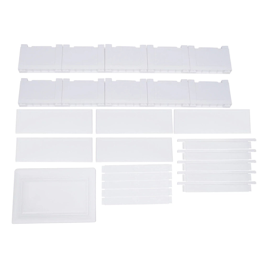 White 5 Drawers Plastic Dresser M962