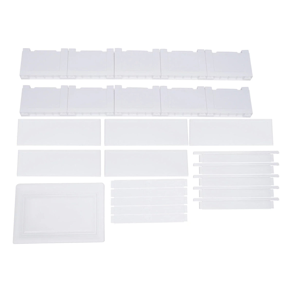 White 5 Drawers Plastic Dresser M962