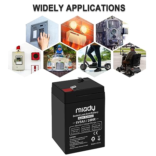 12V 7Ah Rechargeable Sealed Lead Acid Battery (2 Pack) W259398