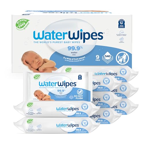 Plastic-Free Unscented Baby Wipes, 60 Count (Pack of 12) A101