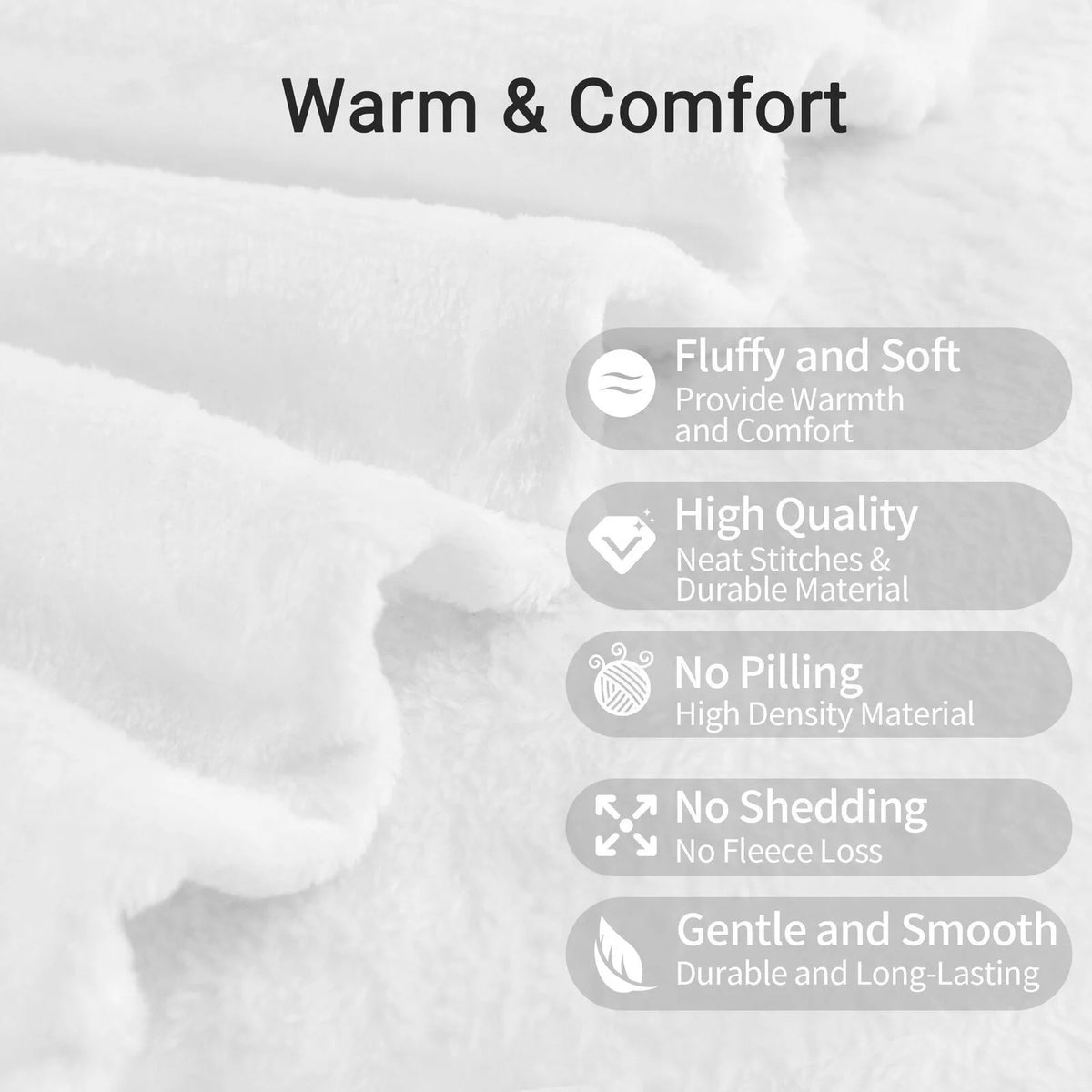 Flannel Throw Blanket 50 x 70 inches R4809